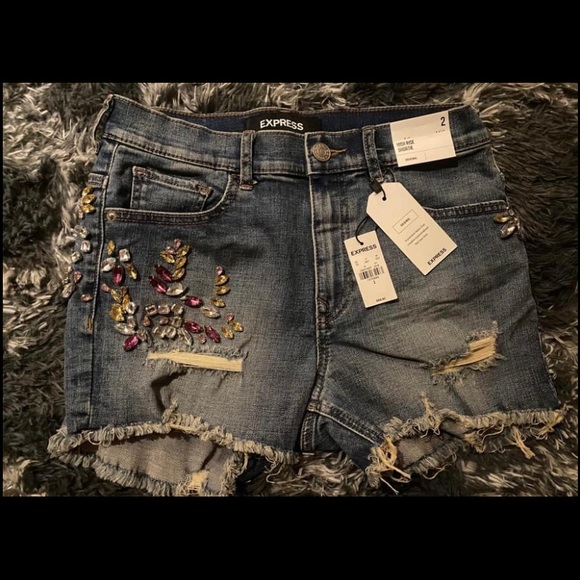 Express Pants - Express bling jean shorts